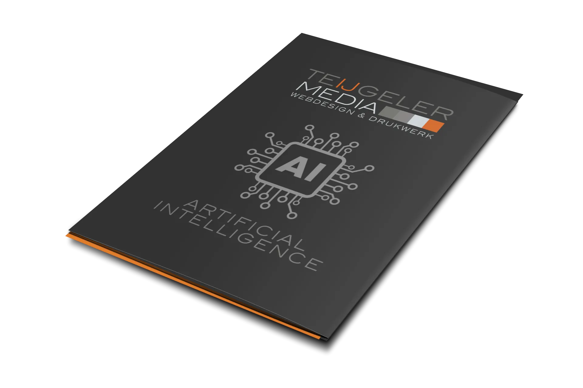 AI en automatisering: TeijgelerMedia-cover met AI-symbool